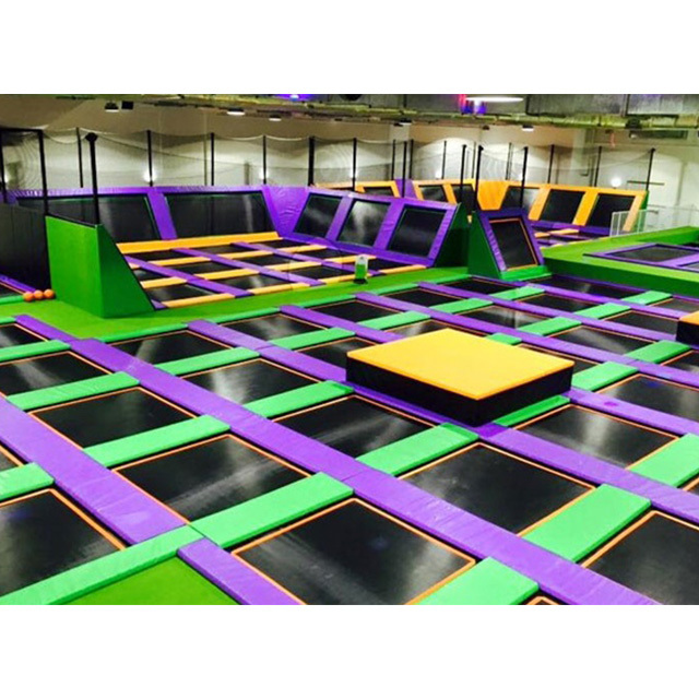 Indoor Entertainment Equipment 18ft 20ft 24ft Jump Bungee Trampoline