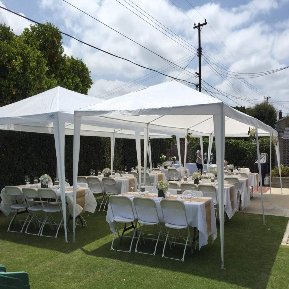 10'x30' Outdoor Canopy Party Wedding Tent,Sunshade Shelter,Outdoor Gazebo Pavilion with 8 Removable Sidewalls Upgraded Tube