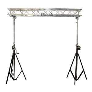 Heavy Duty Aluminum DJ Crank Stand Wedding Event Stage Lighting Truss Line Lift Stand Telescopic Lifting Tower for Array Speaker