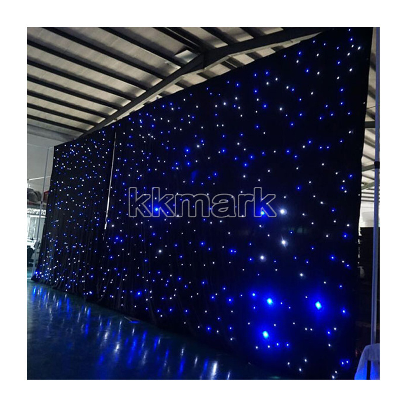 Wedding Backdrop Stand LED Star Curtain LED Cloth Drape