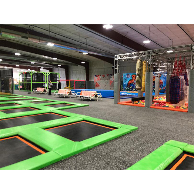 Indoor Amusement Trampoline Park Bungee Playground for Children