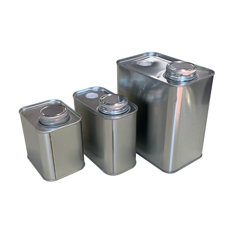 Wholesale Empty Wine Container metal oil tin can packaging screw top tin for food packaging