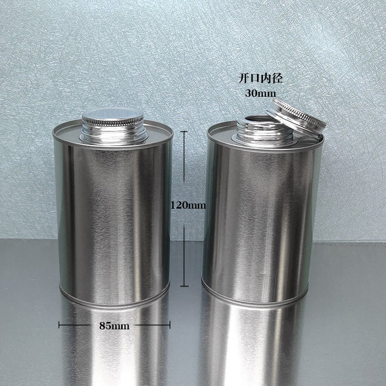 Wholesale Empty Wine Container metal oil tin can packaging screw top tin for food packaging