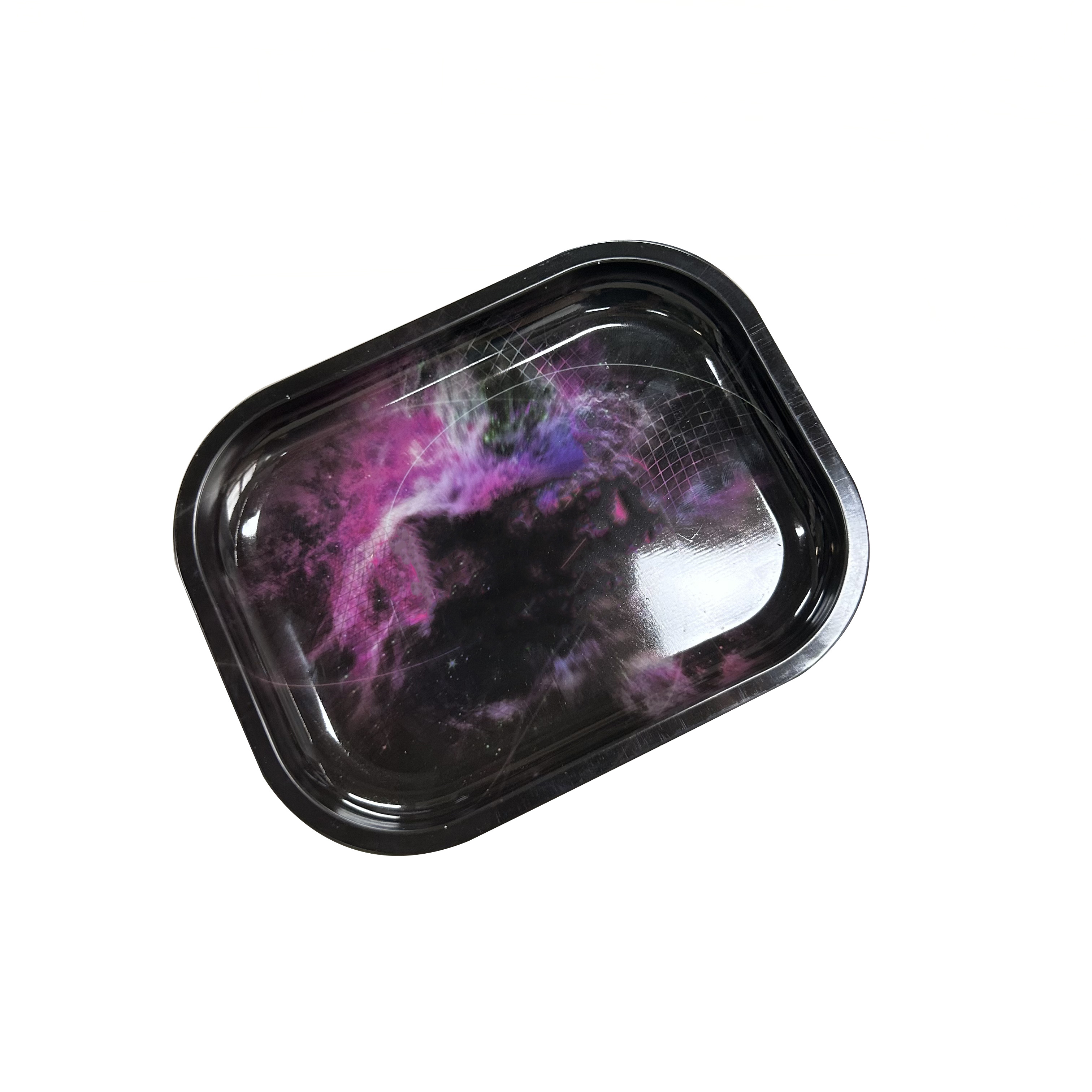 Wholesale High Quality Small Rectangle Rolling Trays Tin Tray Serving Food Custom Rolling Tray for Sale