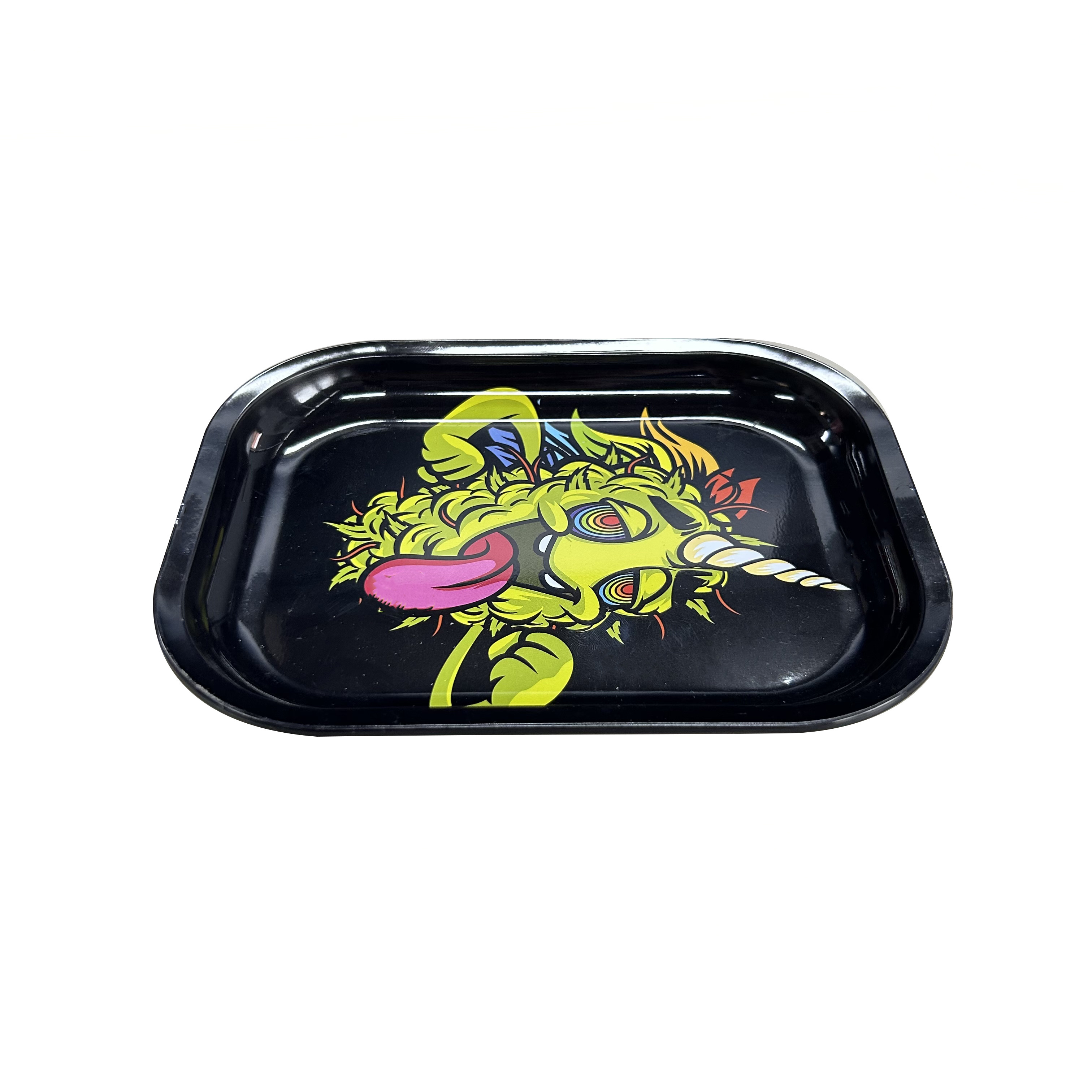 Wholesale High Quality Small Rectangle Rolling Trays Tin Tray Serving Food Custom Rolling Tray for Sale