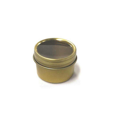 Wholesale 2oz 4oz Empty Round Scented Decorative Packaging Rose Gold Tin Can Container Jars Travel Candle Tins with Screw Lid