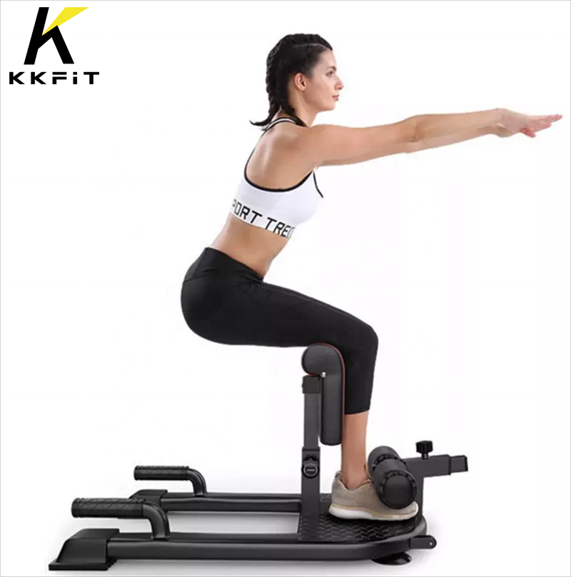 KKFIT Gym Equipment Unisex Multifunctional Leg Abdominal Buttocks Strength Training Sissy Squat Machine