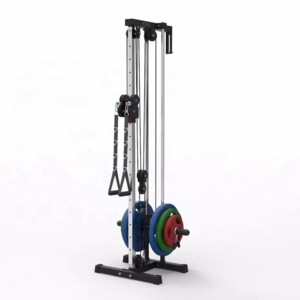 KKFIT Power Rack Wall Mount Cable Crossover Machines with Adjustable Pulley System for Home Gyms Equipment