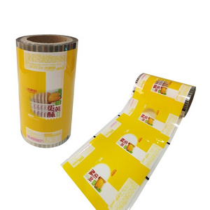 China Factory Custom Printed Food Grade Laminate Wrapping Plastic Sachet Flexible Food Packaging Roll Film For Crispy Pie