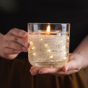 Romantic Valentine Day Atmosphere Layout Aromatherapy Candle LED Light Up Aromatherapy Candle Cup Christmas Aromatherapy Cup