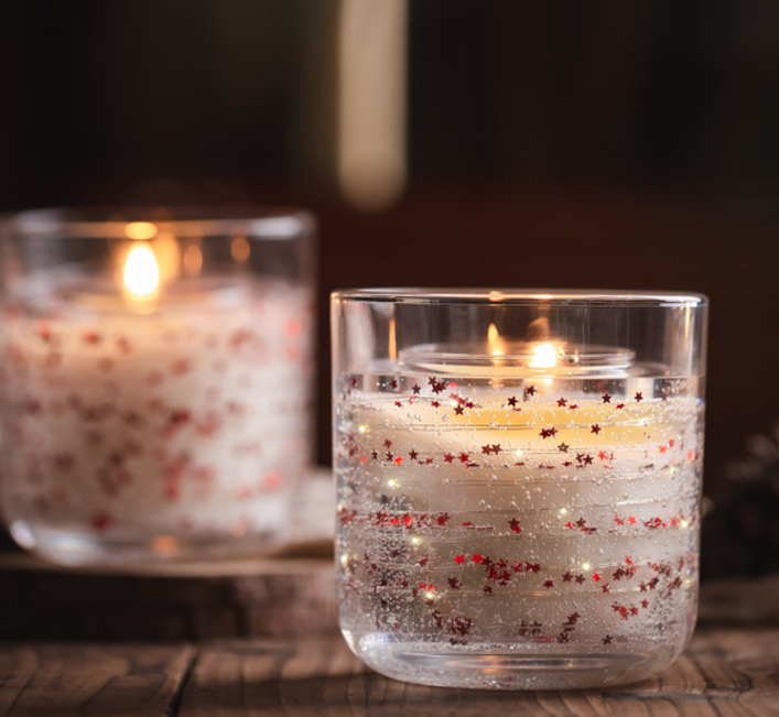 Romantic Valentine Day Atmosphere Layout Aromatherapy Candle LED Light Up Aromatherapy Candle Cup Christmas Aromatherapy Cup