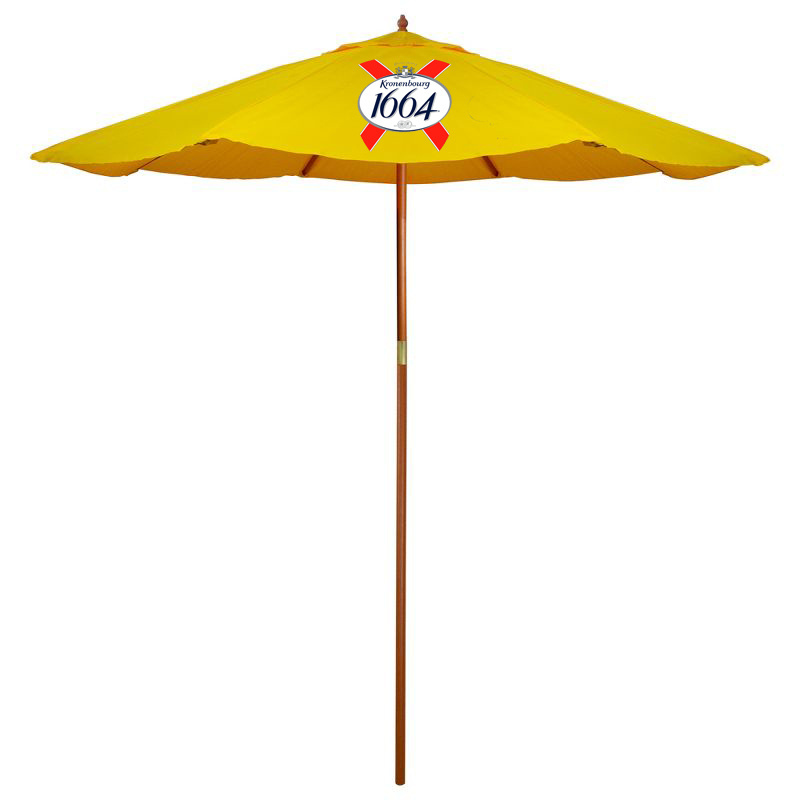 High Quality Hardwood Waterproof Sun Protection Smart Outdoor Garden Use Umbrella patio Square beach umbrella