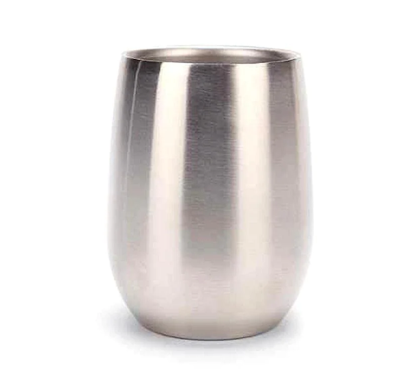 wholesale 12oz 16 oz Insulated Egg Shaped  Double Wall 304 Stainless Steel Vacuum Coffee Beer Wine tumbler Thermal Mug