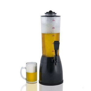 New Designed Bar Restaurant Use Beer Drink Cooling Tower Wine Beverage Beer Tower Dispenser With Ice Tube 2.5L