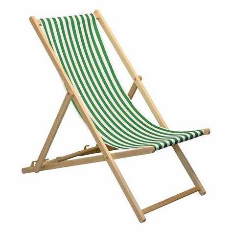 Fashion Bamboo beech wooden adjustable beach outdoor folding camping deck chair for picnic