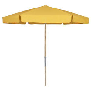 Sun shade bamboo wooden beach umbrella outdoor patio umbrella with base