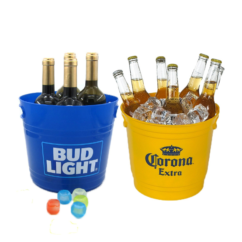 Promotional Plastic Beer wine Ice Bucket 6 Liters