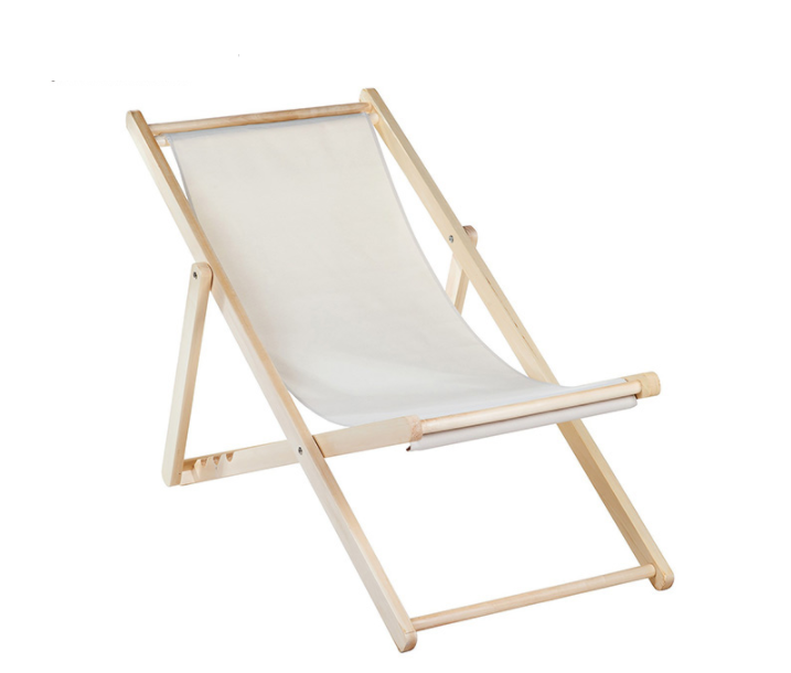 Fashion Bamboo beech wooden adjustable beach outdoor folding camping deck chair for picnic