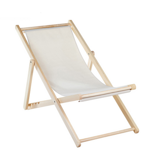 Fashion Bamboo beech wooden adjustable beach outdoor folding camping deck chair for picnic