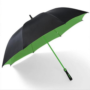 Cheap Custom Logo Double Layer Golf Umbrella Automatic Promotional Windproof Strong Golf Umbrellas