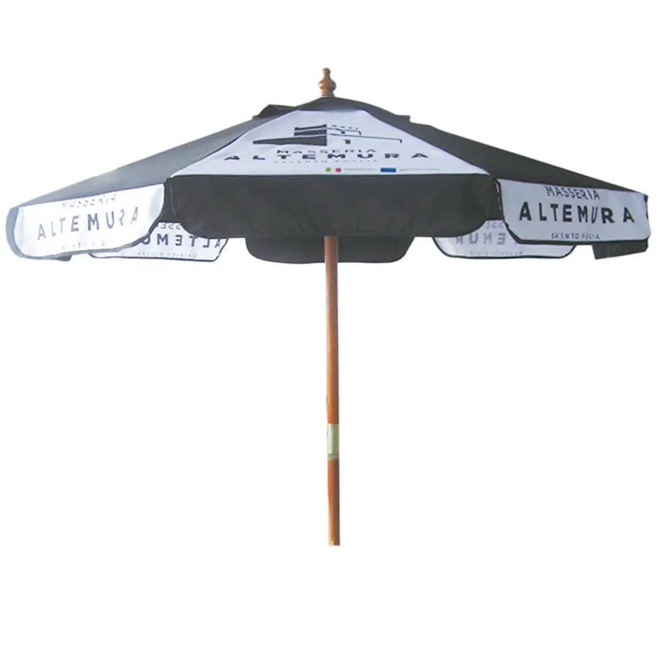 Heavy Duty Large Waterproof Square Garden Patio Umbrella With Custom Logo Beach Sun Parosol Umbrellas Outdoor