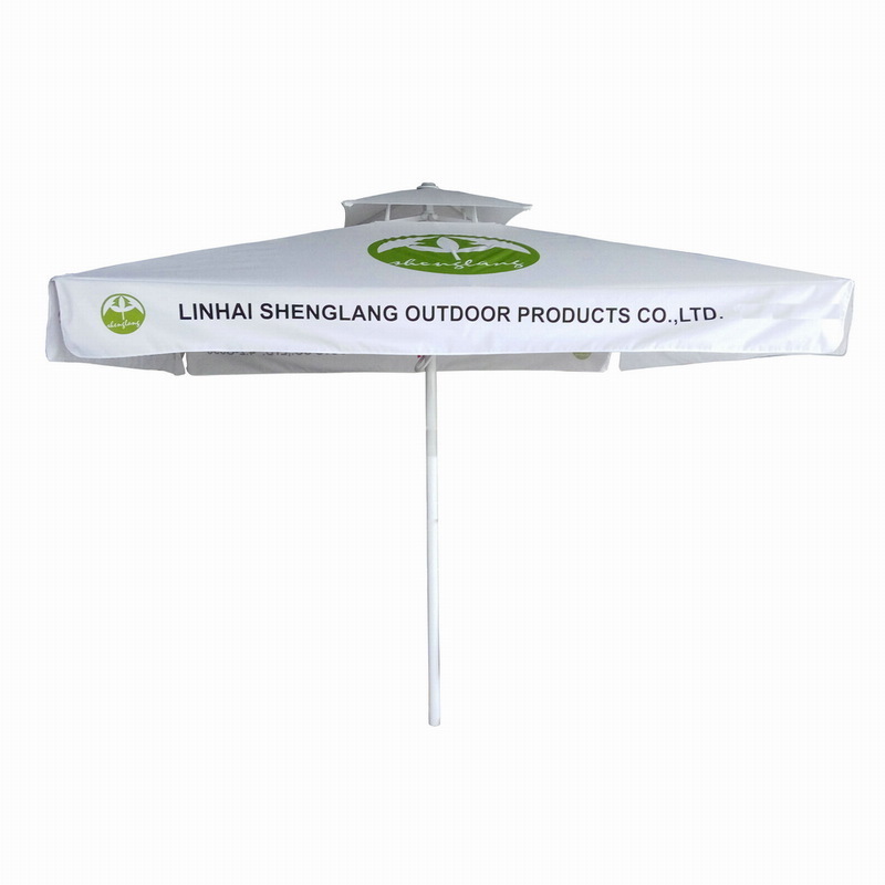 Heavy Duty Large Waterproof Square Garden Patio Umbrella With Custom Logo Beach Sun Parosol Umbrellas Outdoor