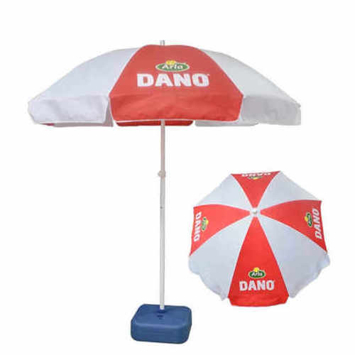 Outdoor 3m  blue red Waterproof Sun Shade Beach Restaurant Parasol Garden Patio Umbrella for Customized Size