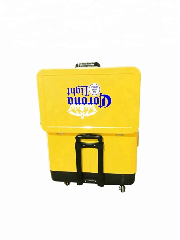 Outdoor portable camping cooler box with wheel multifunctional cooler box 7L 15L 20L 30L 51L