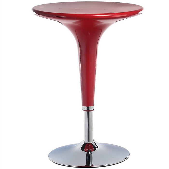 Night Club Pub Bar Top Table Custom Round Metal High Bar Table with Base Outdoor