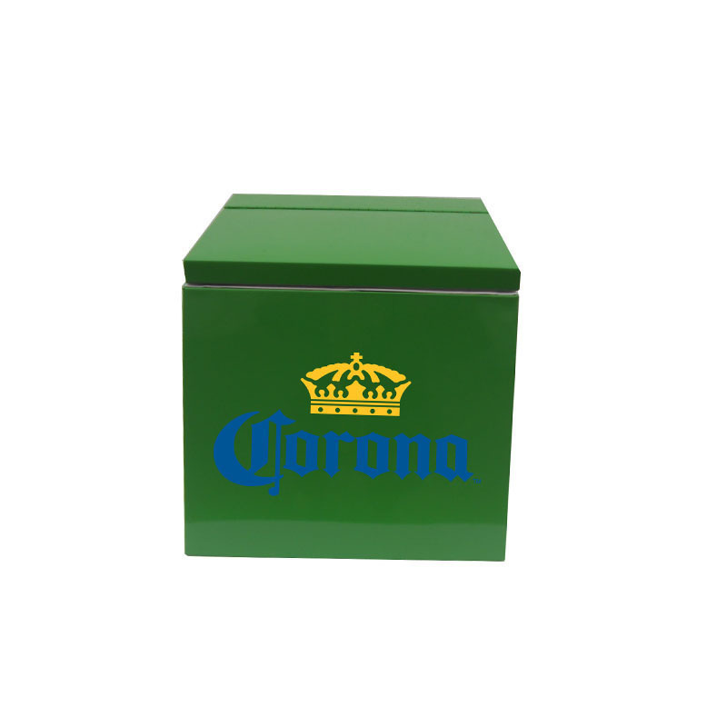 Premium corona cooler box 30L outdoor beer metal cooler box