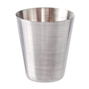 Foldable Stainless Steel Collapsible Metal Shot Glass Cup