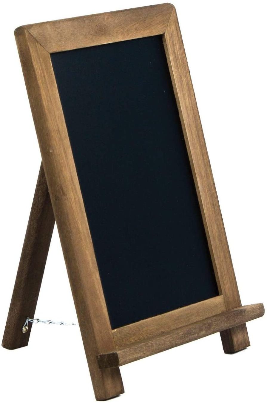 Chalkboard with Wooden Frame Non-Porous Erasable Blackboard and Whiteboard for Liquid Chalk Decorative Magnet Board