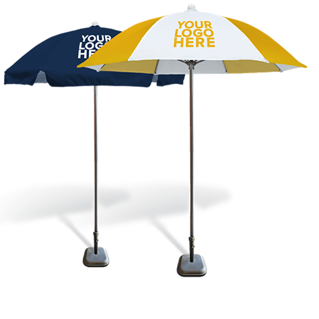 Professional custom printed logo outdoor umbrella advertising beach sun parasol garden patio umbrellas wholesale