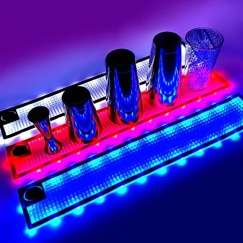 New Product Ideas Best Sellers Unique  Non Slip  thickness 7-10mm PVC Led Bar Mat for Bar/Hotel/ Restaurant/ Home