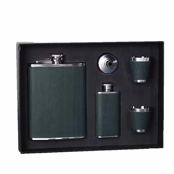 Matte Black Hip Flasks Stainless Steel Liquor Whiskey Alcohol Metal Hip Flask for gift