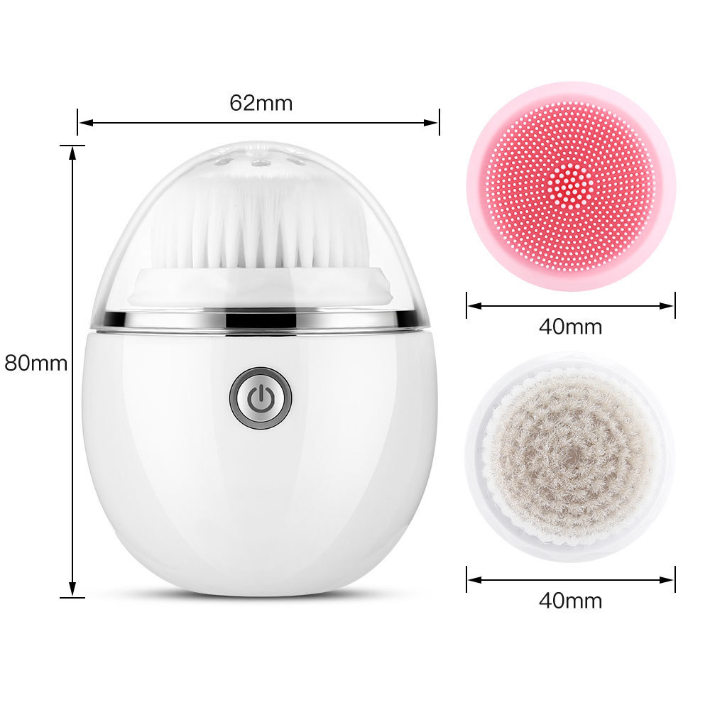 KKS beauti product facial lift face massager waterproof electric ultrasonic sonic vibrating facial cleansing spin brush