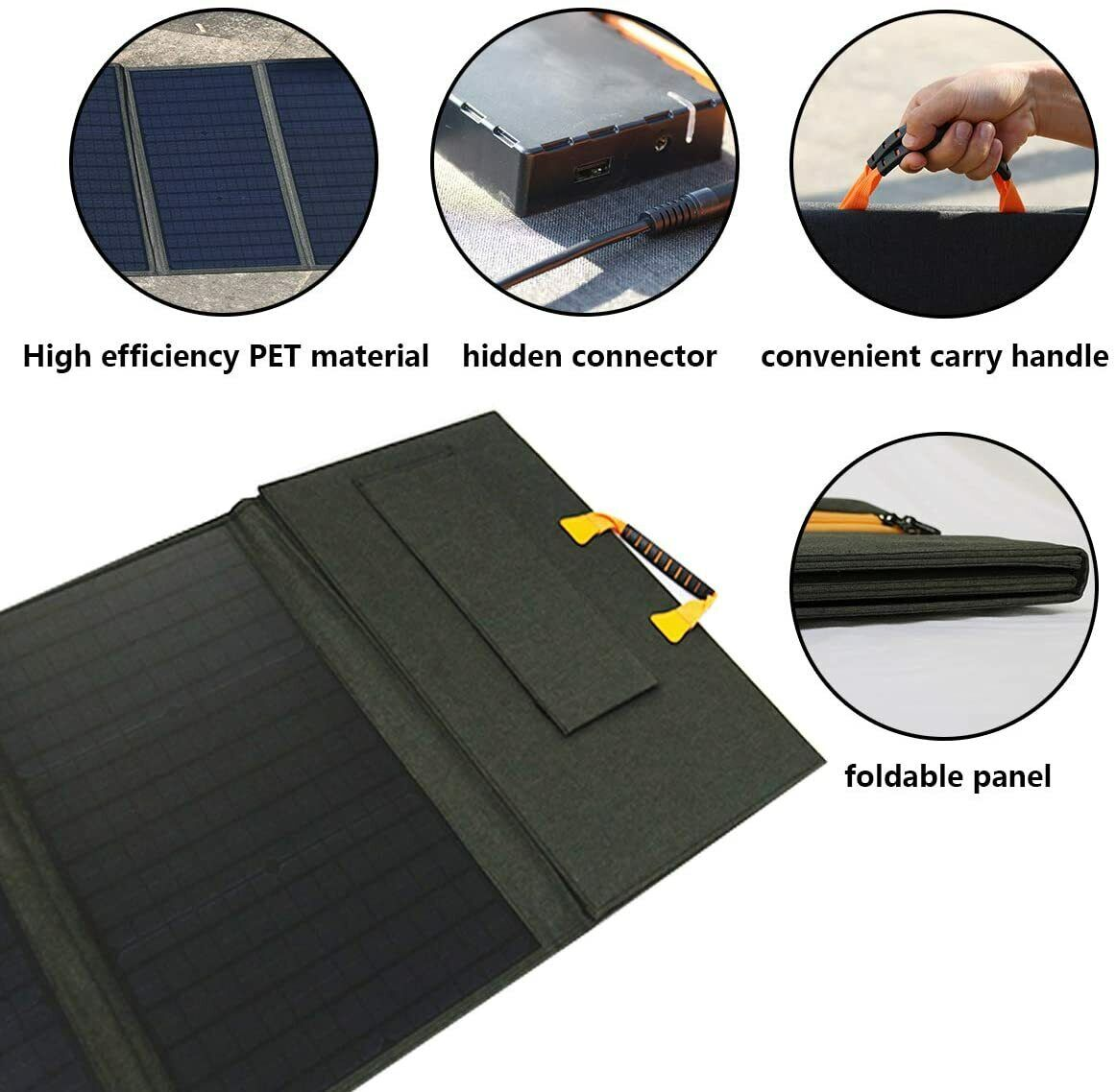 100W-200W Foldable Outdoor Camping Solar Panel 18V Portable Solar Panels For Outdoor Use