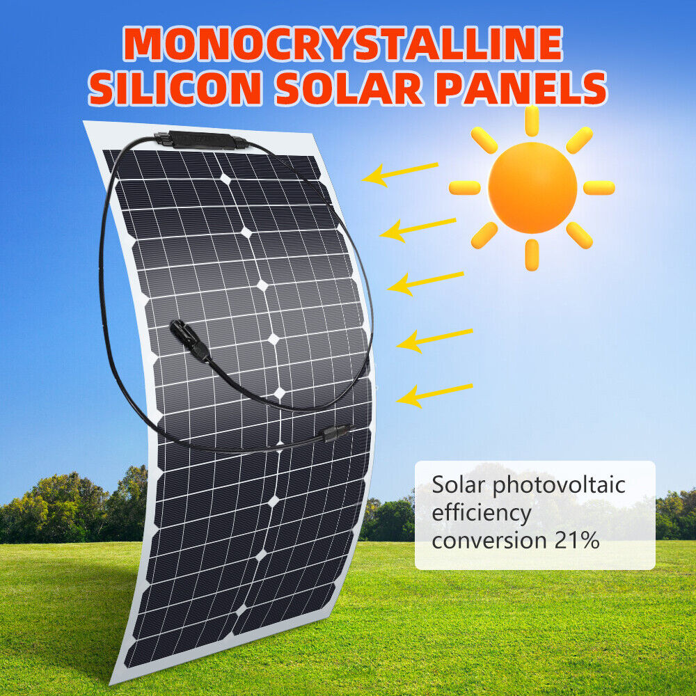 100W 200W 300W Mono Cells Flexible ETFE Thin Film Solar Panel Foldable Design for RV Boat Use