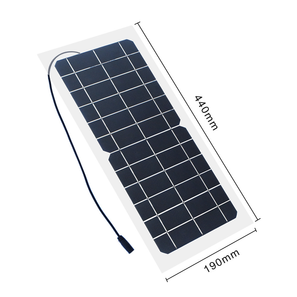 New 18V Monocrystalline Silicon Solar Panels 25W Portable Flexible Foldable System Solar Energy for Outdoor Use