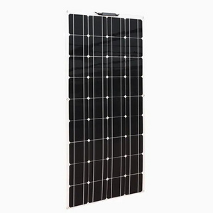 High Efficiency 100 Watt ETFE Sunpower 12V 30W 50W 100W 120W 150W 200W Semi Flexible Foldable Solar Panel Home Use Solar Panel