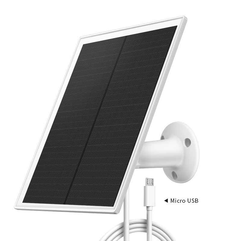 High Quality Mini 5W Portable Solar Panel Charr IP65 Waterproof Security Camera 6W USB Input Port Home Use Wireless Outdoor