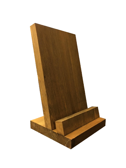 Black Wanlut Wood Menu Stands Block Wooden Restaurant Menu Holder Wooden Menu Display Holder