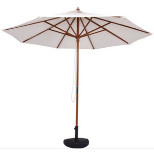 Professional Wood Frame Outdoor Garden furniture Parasol Beach Umbrella Swimming pool promotion umbrella