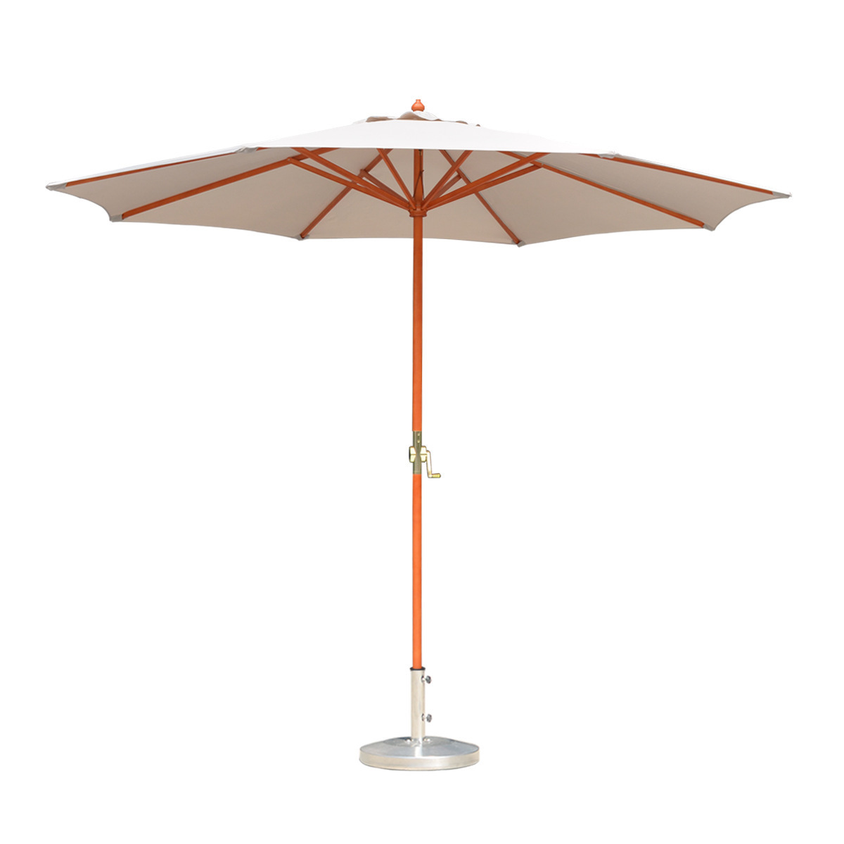 Professional Wood Frame Outdoor Garden furniture Parasol Beach Umbrella Swimming pool promotion umbrella