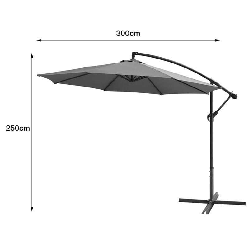 Octagon With Crank Waterproof UV Protection Outdoor Garden Canopy Parasol Fishing Camping Sun Shade Shelter Beach Umbrella