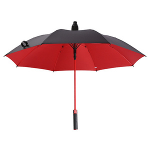 Premium Double Layer Windproof Advertising Golf Umbrella Black Coating Automatic Open Large umbrellas With Custom Logo