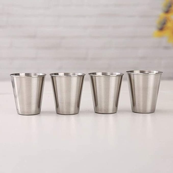 Unbreakable Custom Printed Metal Shot Glasses Cup Stainless Steel Small Shot Wine Shot Glass