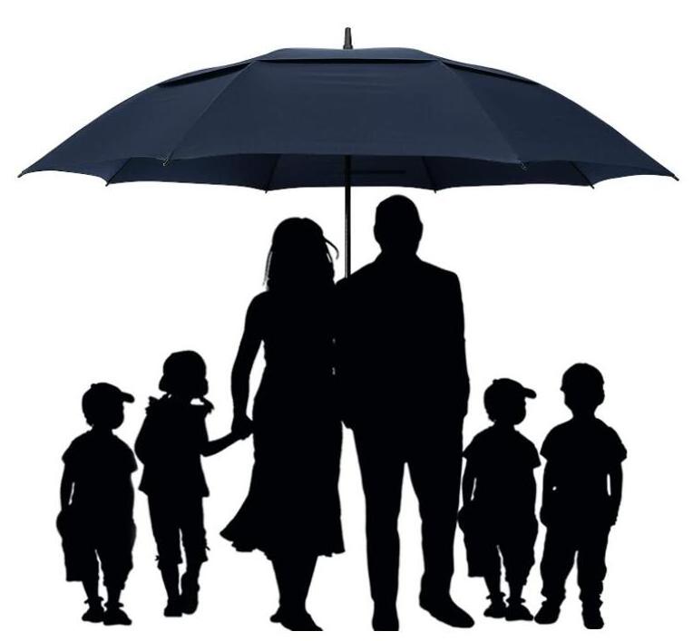 72 Inch Huge Golf Umbrella UV Protection Auto Open Windproof Umbrella For Family