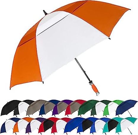 Double Layer Extra Large Golf Rain Umbrella Heavy Duty Big Long Auto Open Windproof Waterproof Stick Rain Umbrellas