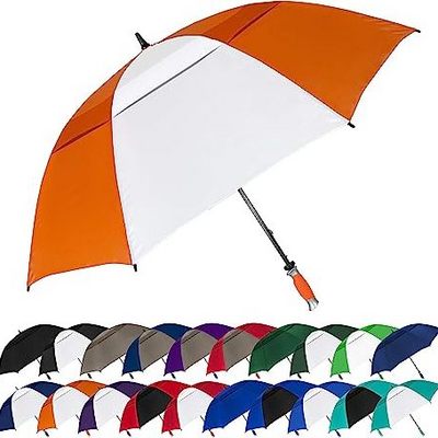 Double Layer Extra Large Golf Rain Umbrella Heavy Duty Big Long Auto Open Windproof Waterproof Stick Rain Umbrellas